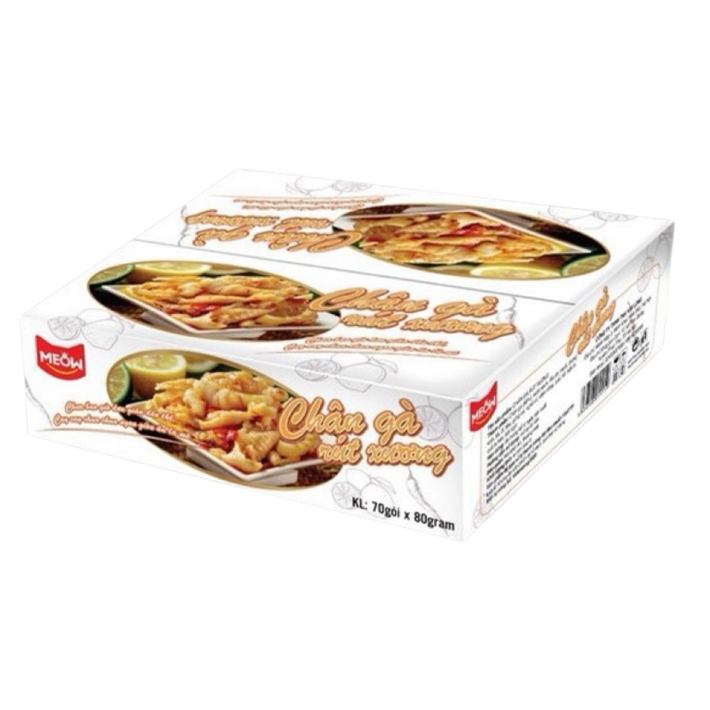 Chân gà Meow rút xương 80g 0